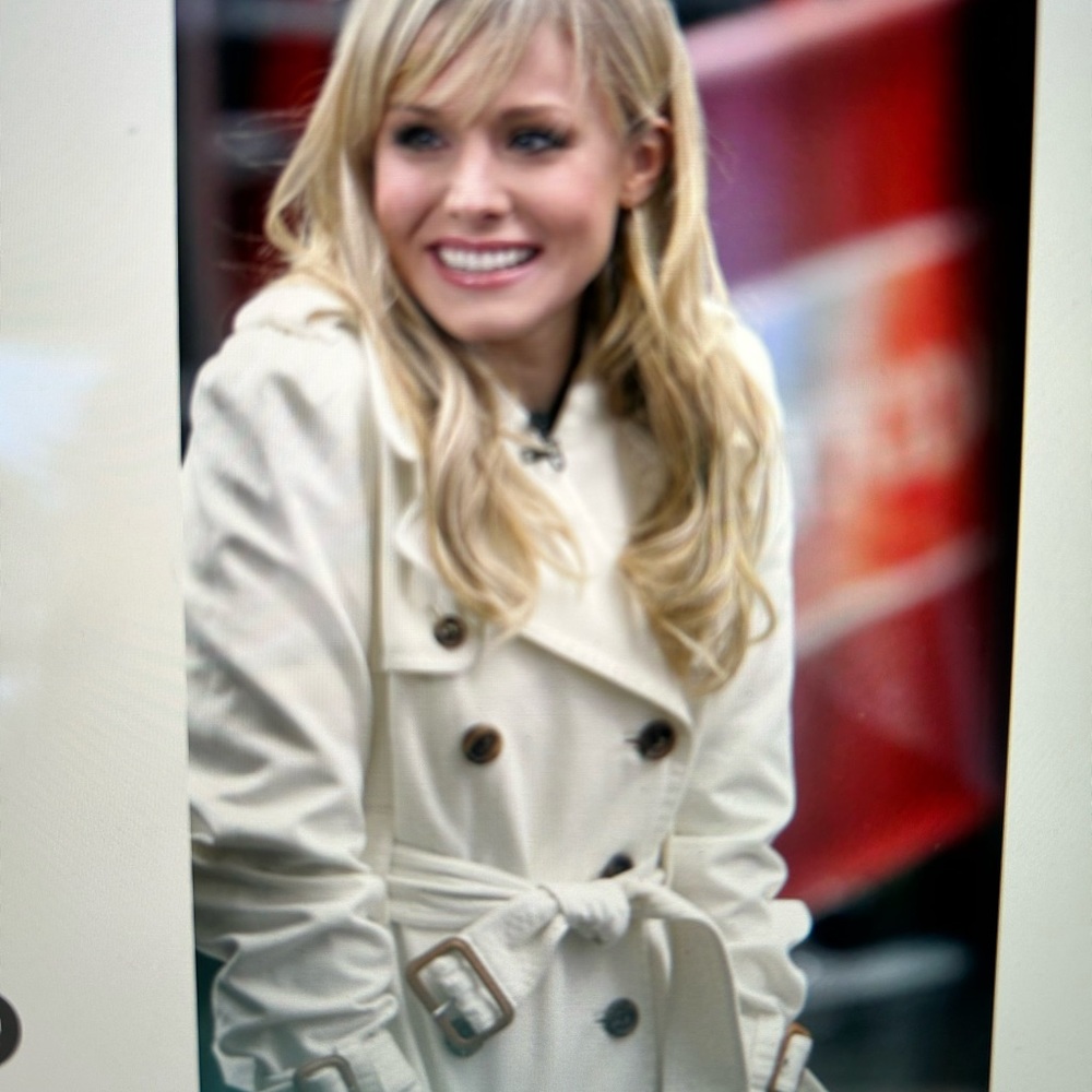 Offwhite Ruffle Lightweight Trench Jacket Small - image 7